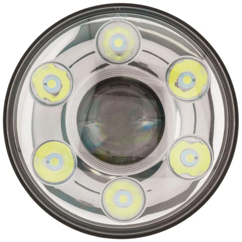 Ignite 7" Round LED Headlight | Black or Chrome Face