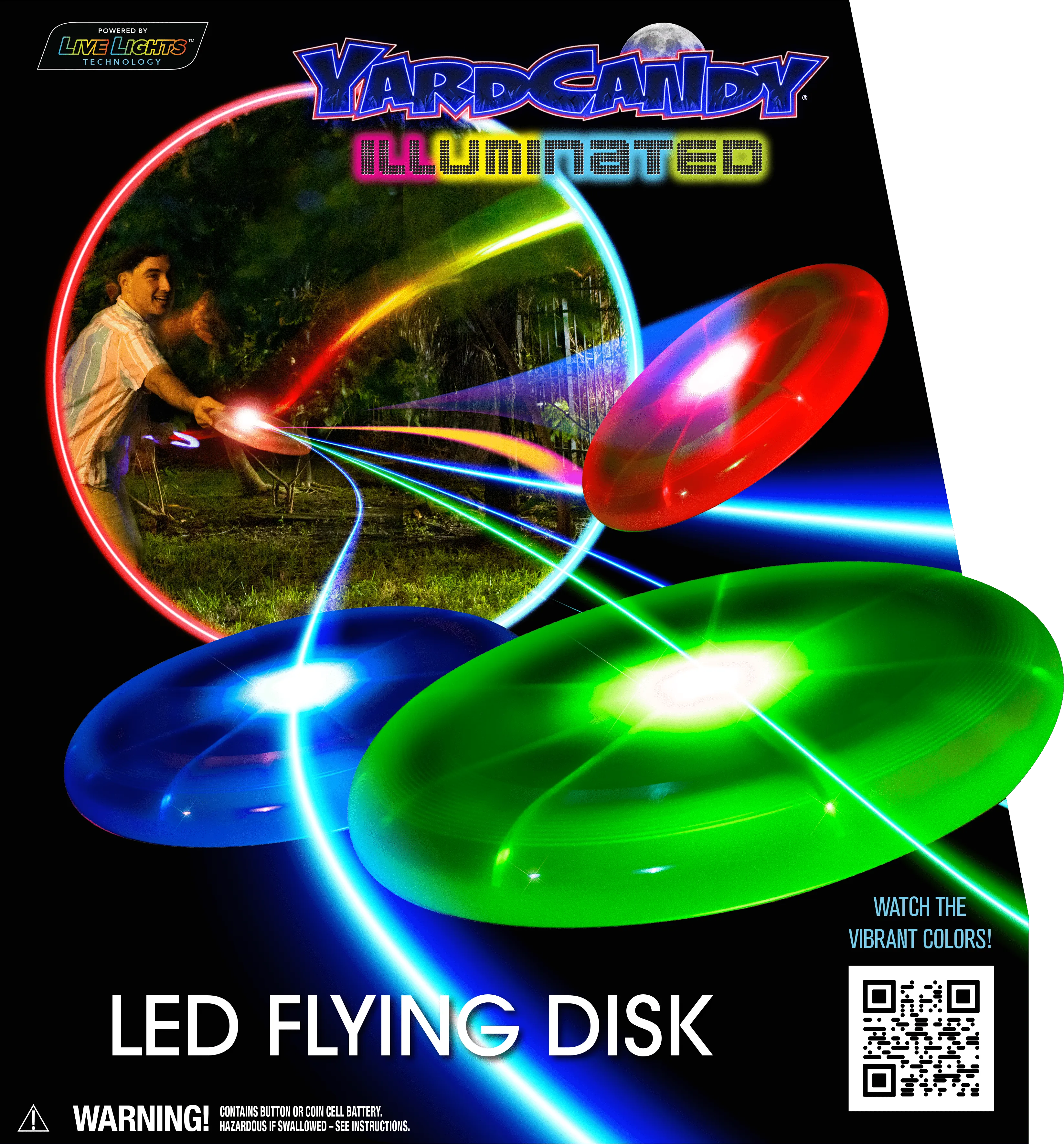 Illuminated LED Flying Disk