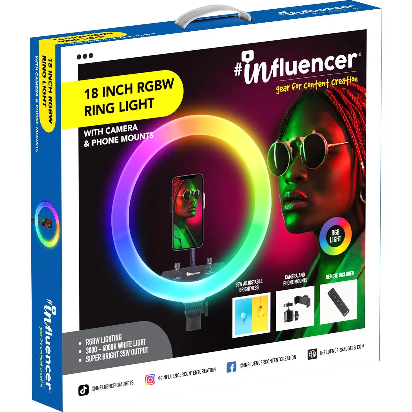 Influencer 18" RGBW Ring Light