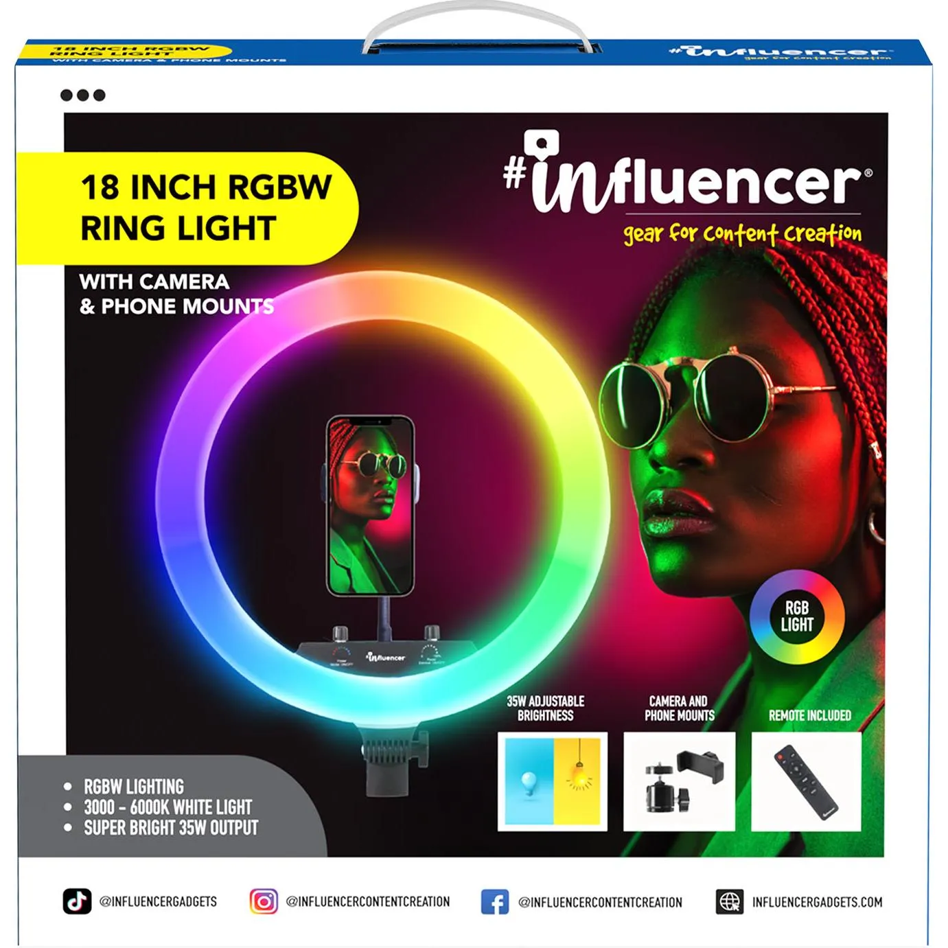 Influencer 18" RGBW Ring Light