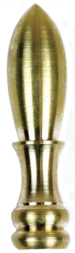 Jandorf 60106 Bullet Finial, Brass :CD: QUANTITY: 1