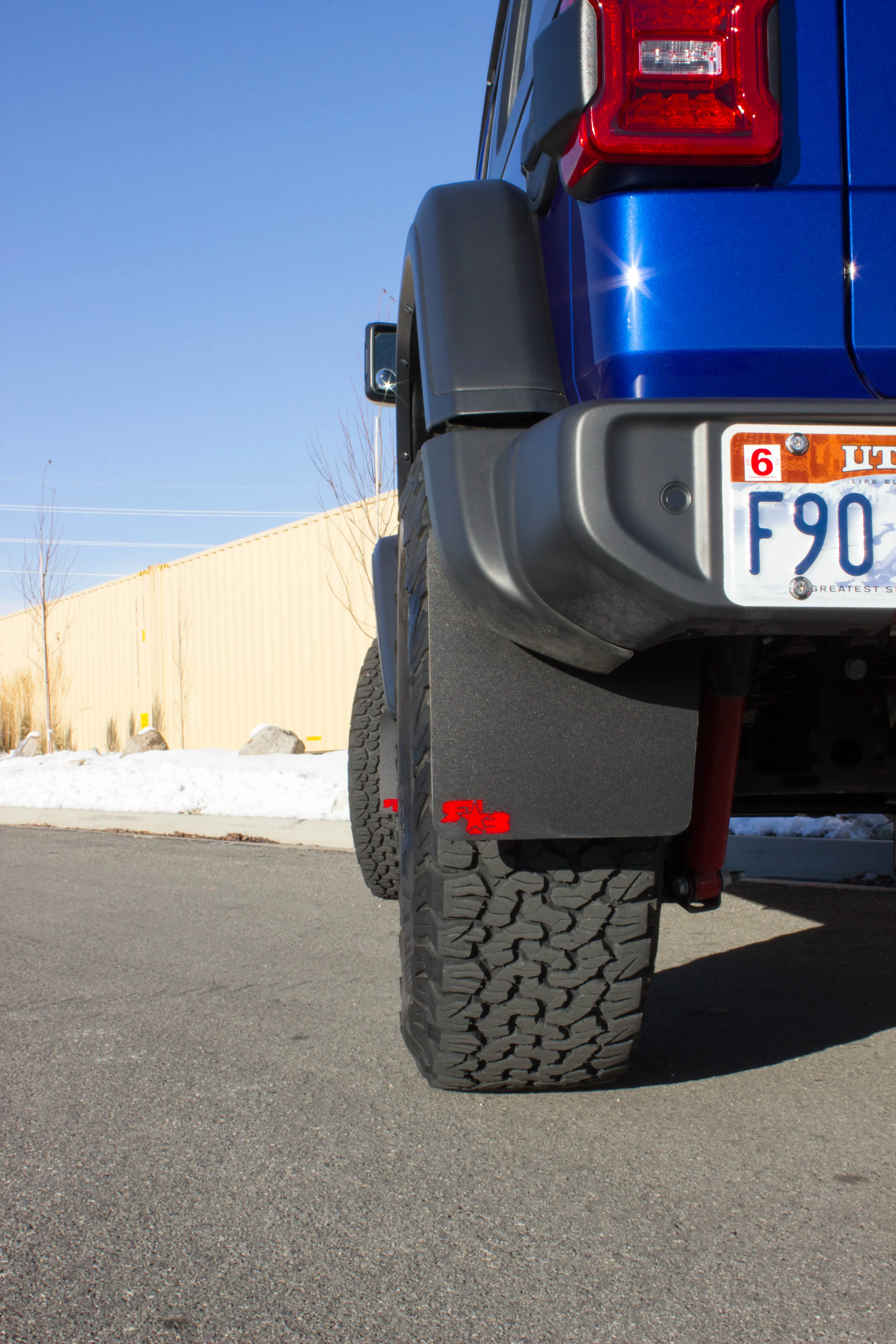 Jeep Wrangler (JL, JLU) 2018  Quick Release Mud Flaps - Front & Rear