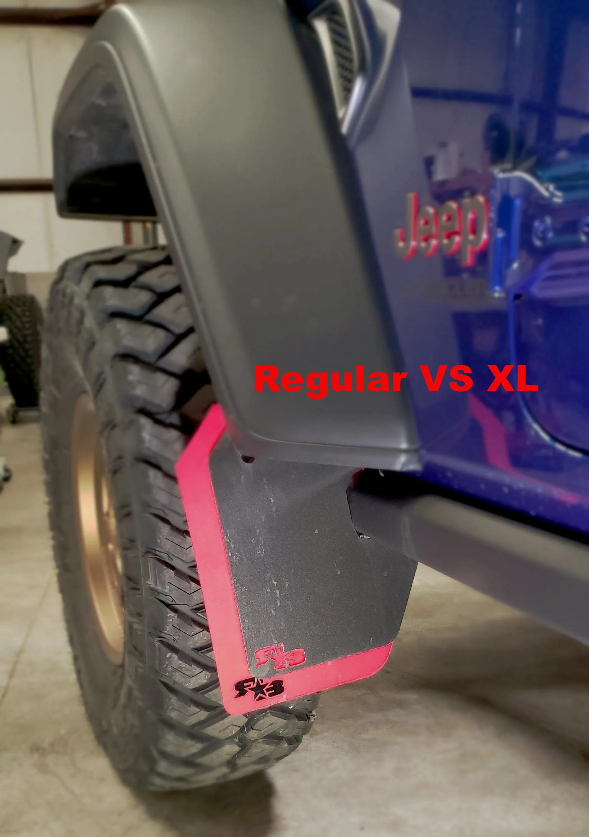 Jeep Wrangler (JL, JLU) 2018  Quick Release Mud Flaps - Front & Rear