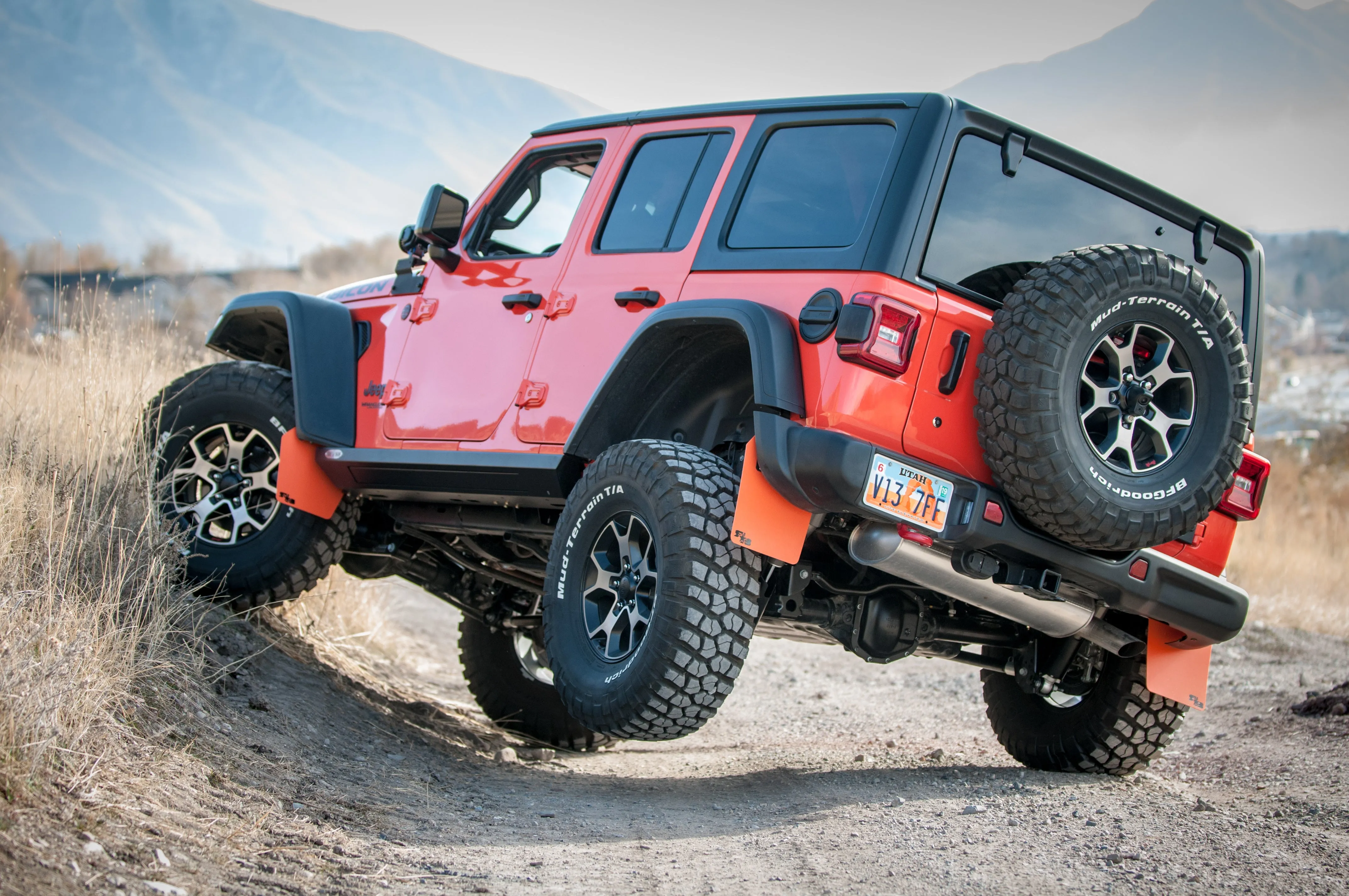 Jeep Wrangler (JL, JLU) 2018  Quick Release Mud Flaps - Front & Rear