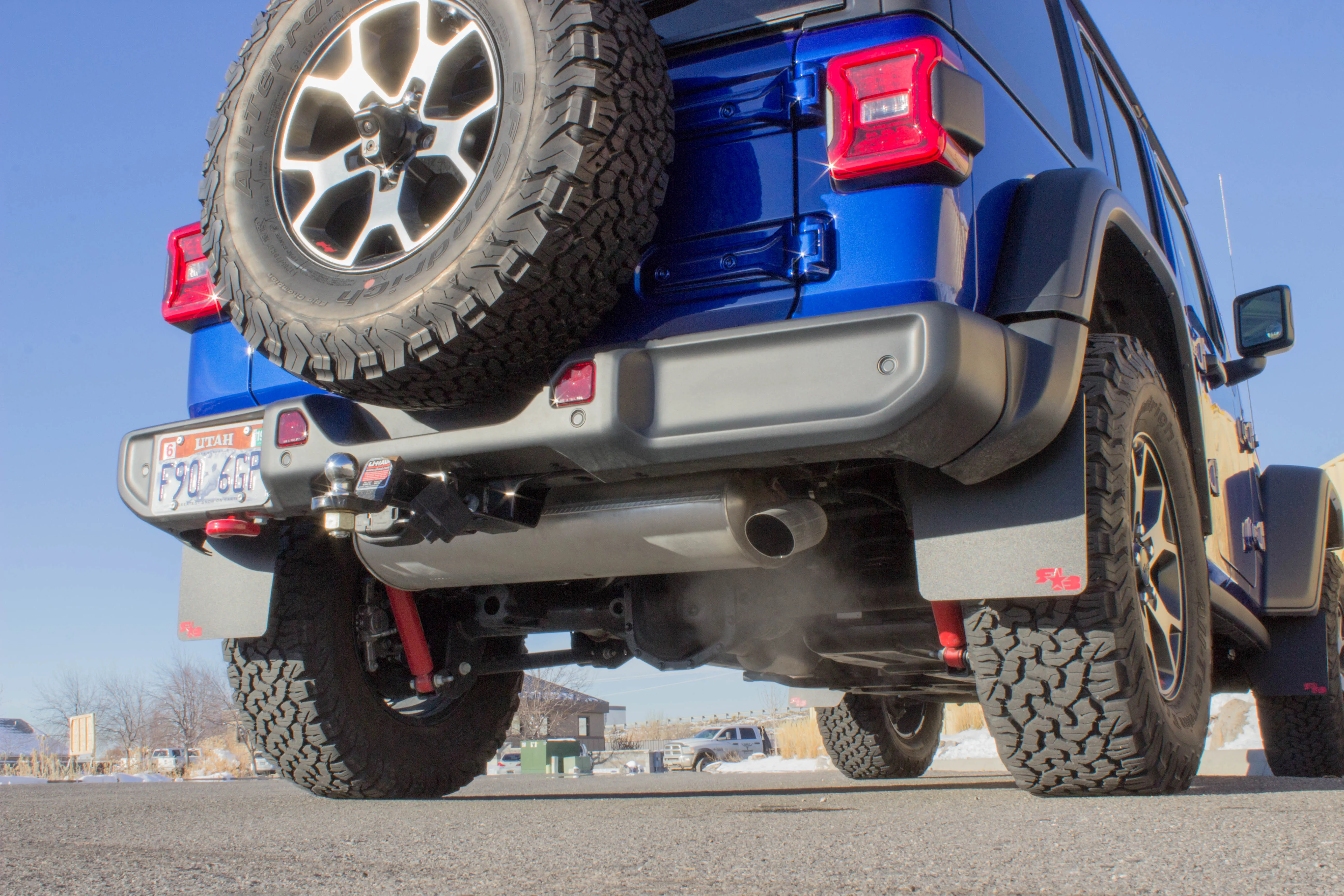 Jeep Wrangler (JL, JLU) 2018  Quick Release Mud Flaps - Front & Rear