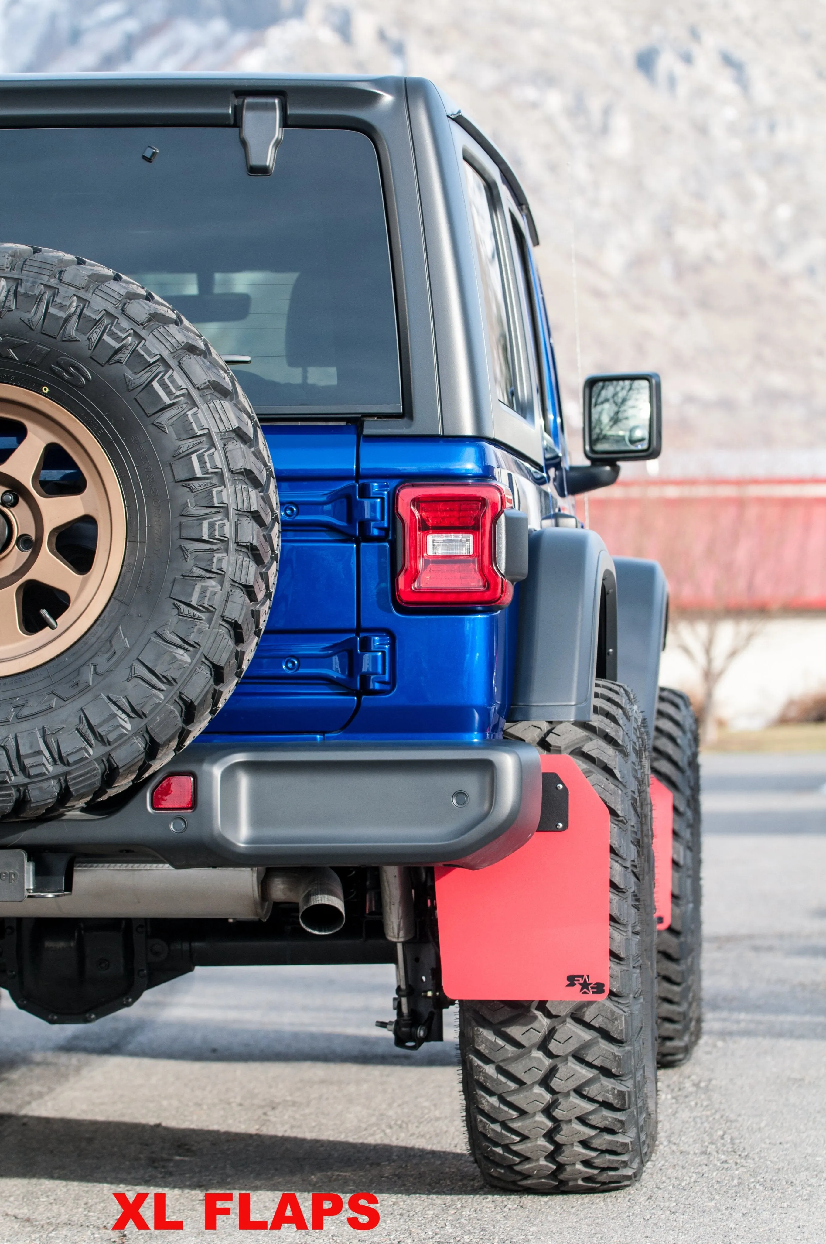 Jeep Wrangler (JL, JLU) 2018  Quick Release Mud Flaps - Front & Rear