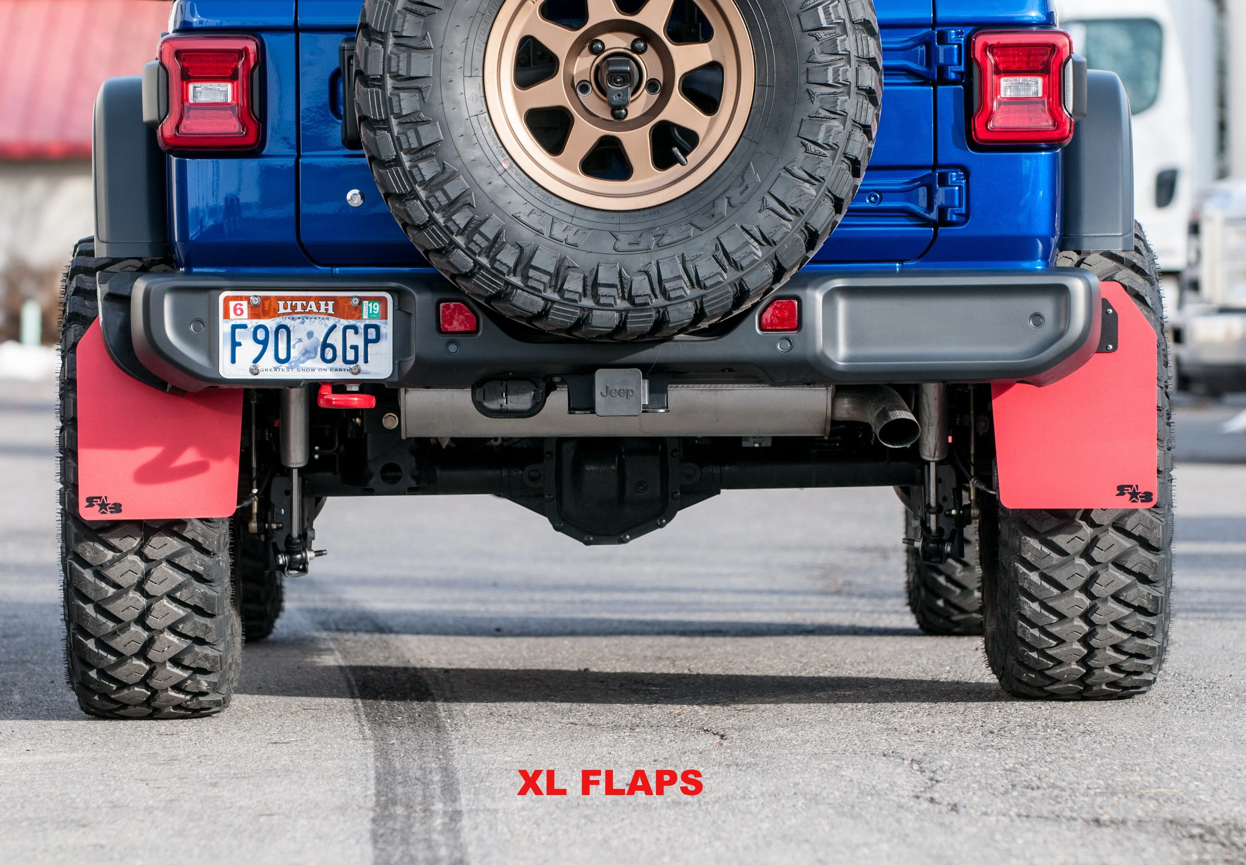 Jeep Wrangler (JL, JLU) 2018  Quick Release Mud Flaps - Front & Rear