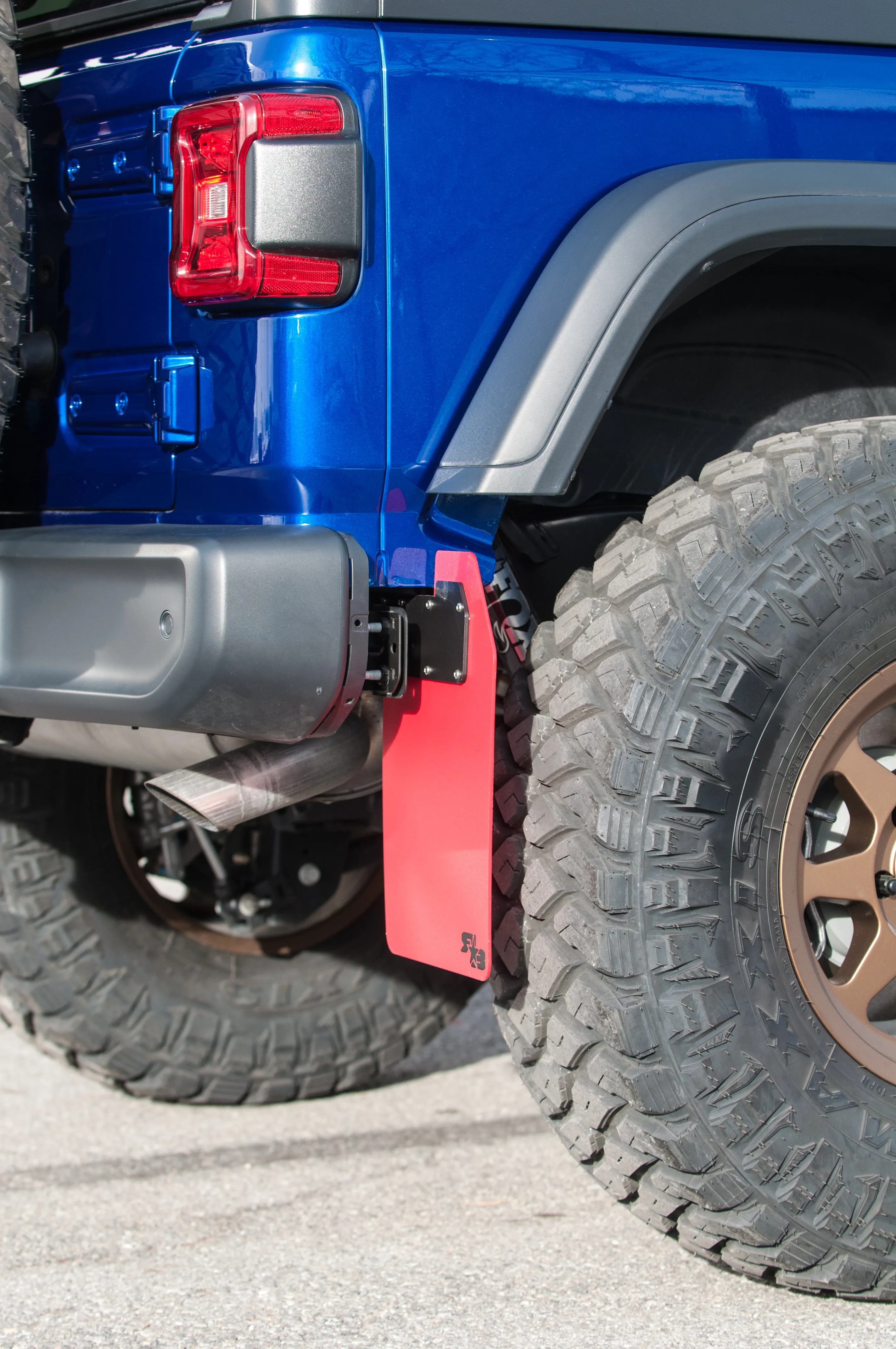 Jeep Wrangler (JL, JLU) 2018  Quick Release Mud Flaps - Front & Rear