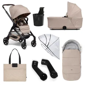 Joolz Hub2 6 Piece Pram Bundle - Sandy Taupe