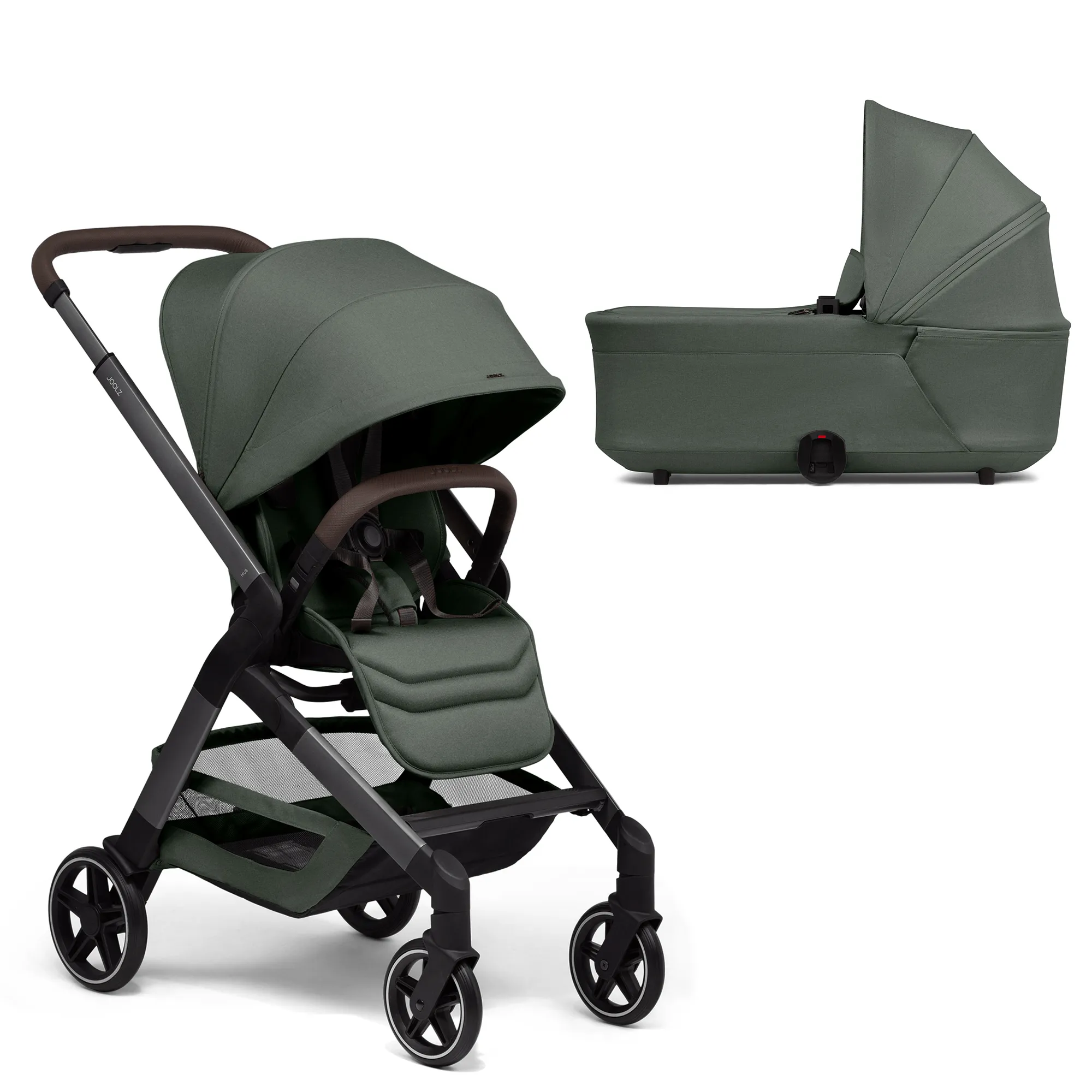 Joolz Hub2 Pushchair & Carrycot Forest Green