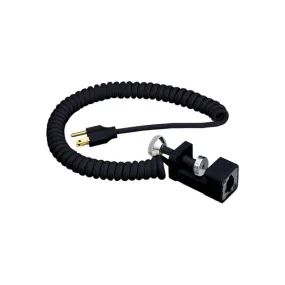 Juno T133 Trac-Master Line Voltage Coil Cord Clamp-Ons Monopoint with Male Plug