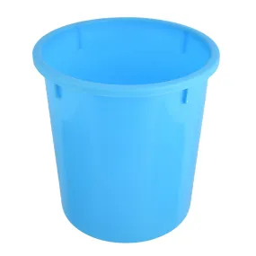 Kuber Industries Dustbin | Open Dustbin | Plastic Garbage Dustbin | Dustbin for Kitchen | Dustbin for Bathroom | Office Dustbin | Plain Sada Dustbin | 5 LTR | Light Blue