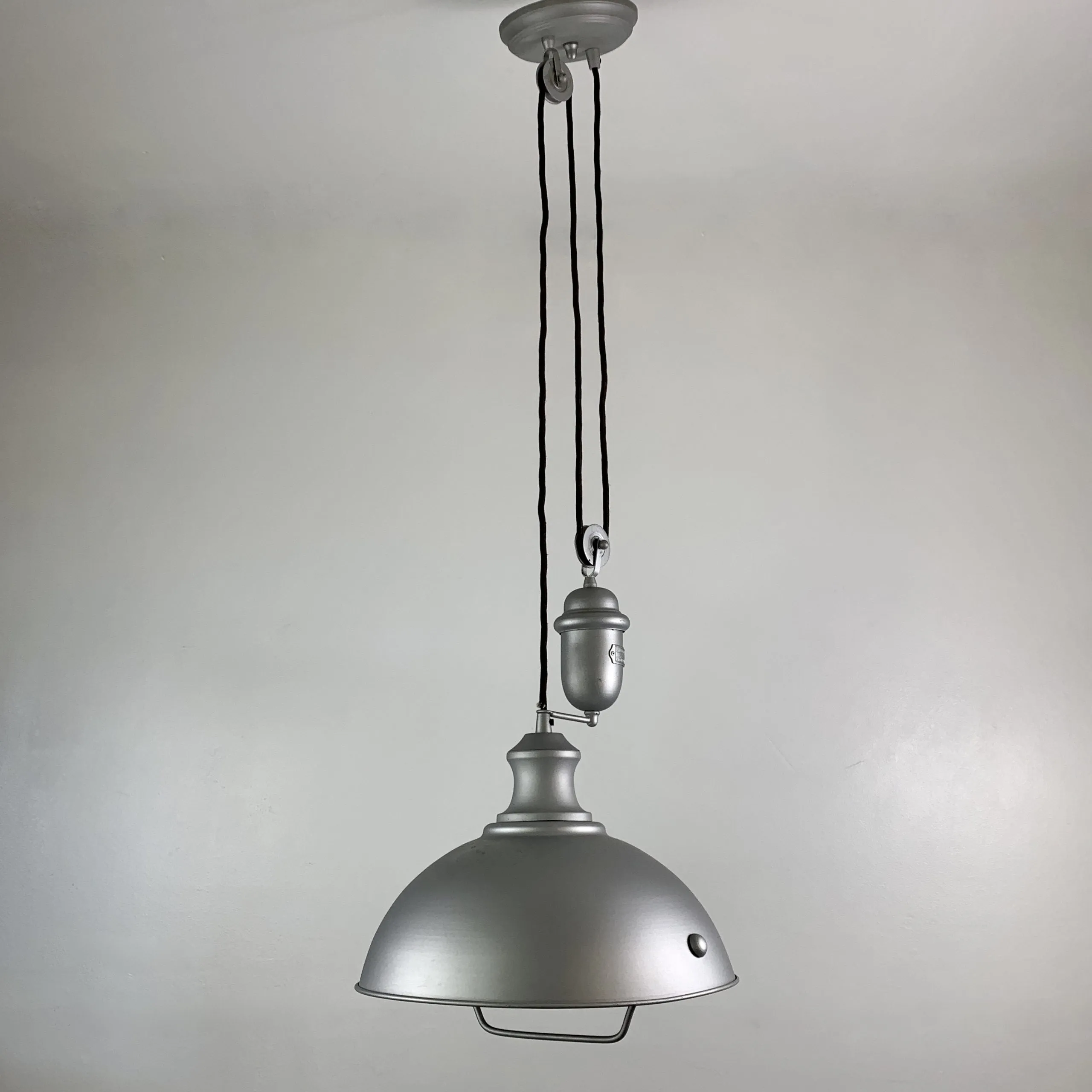 Landmark Lighting Pewter Light with Pulley
