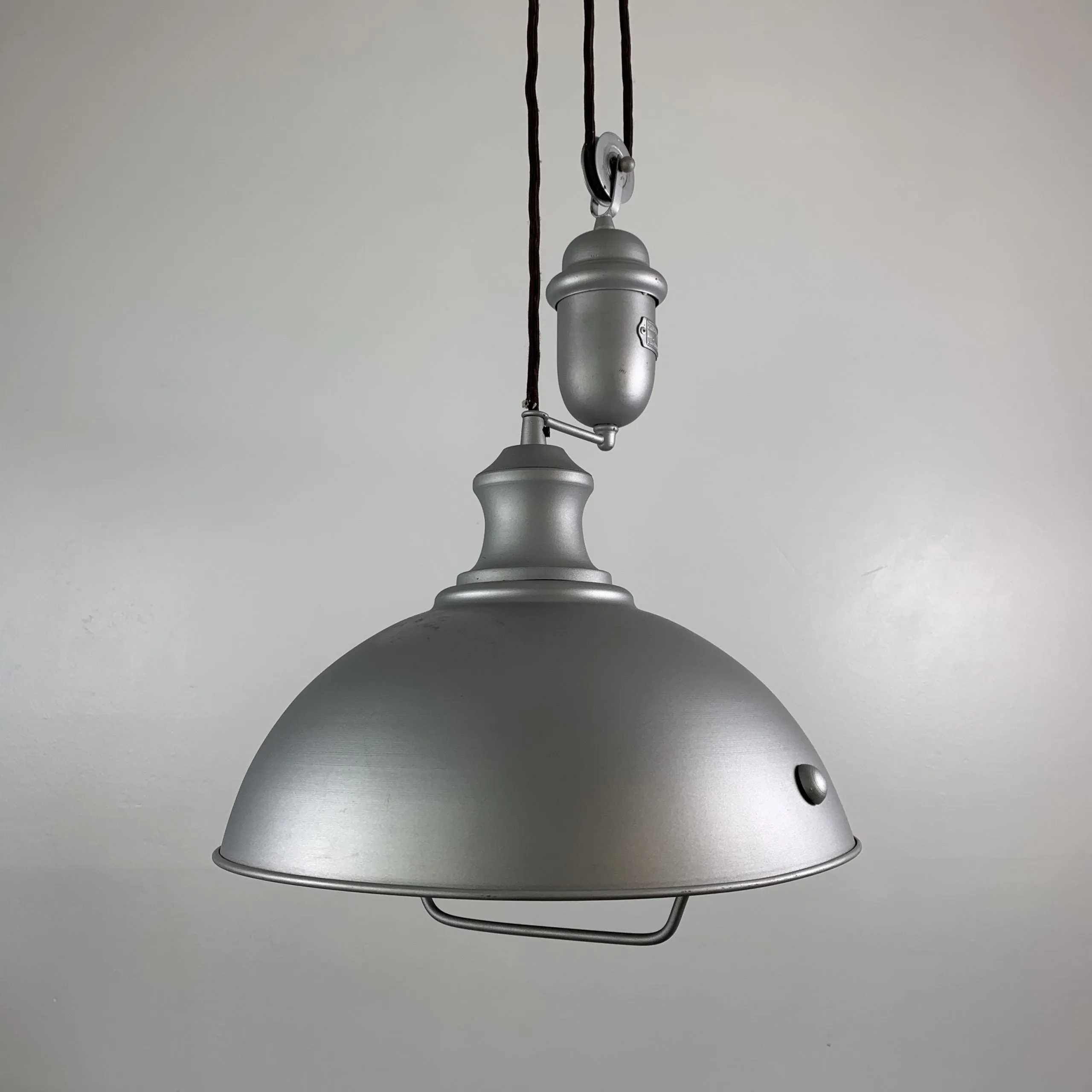 Landmark Lighting Pewter Light with Pulley