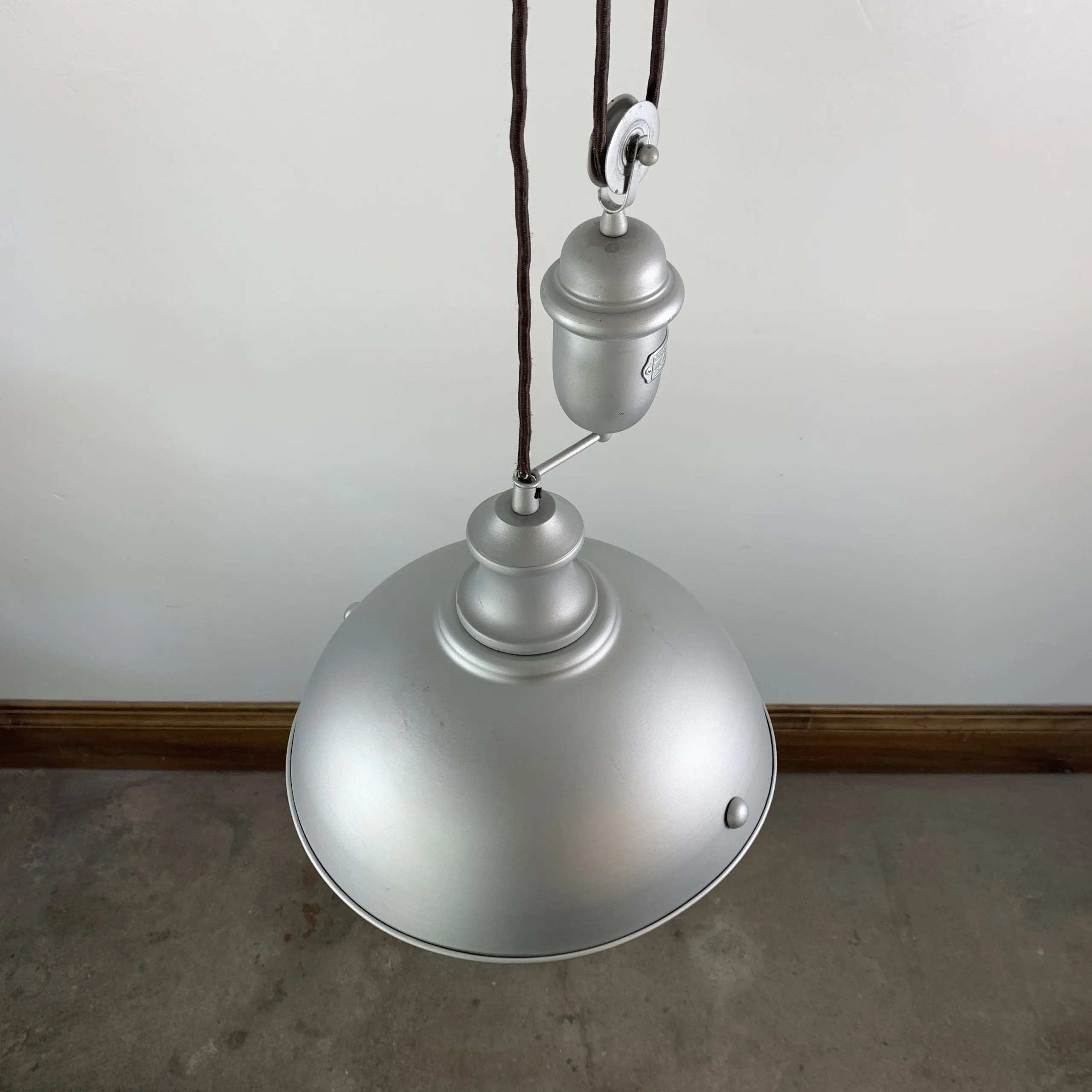 Landmark Lighting Pewter Light with Pulley