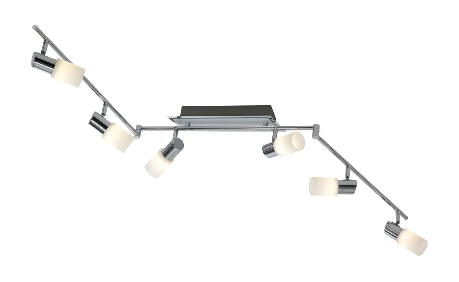 LED Adjustable Ceiling Light from the Dallas Collection in Alum Color Finish by Arnsberg