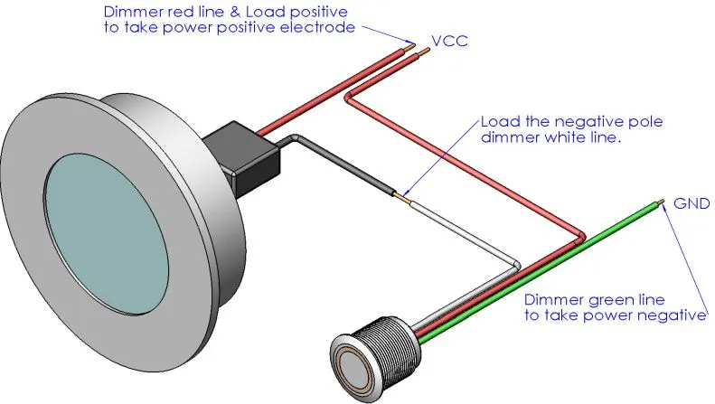 LED CONTINUOUS ADJUSTMENT DIMMER SWITCH