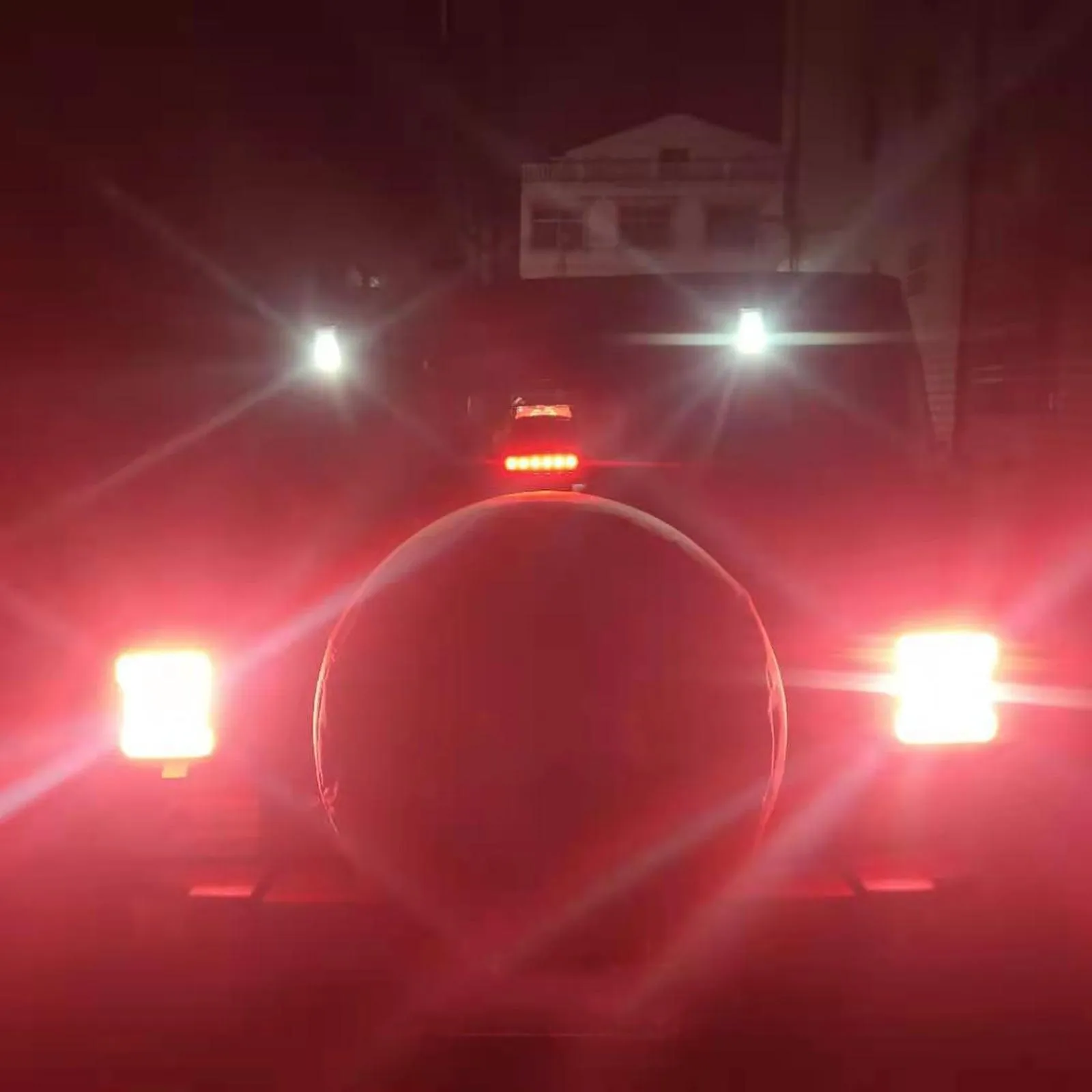LED License Plate Lights & Tail Gate Window Hinge LED Lights Fit for Jeep Wrangler JK 2007-2017