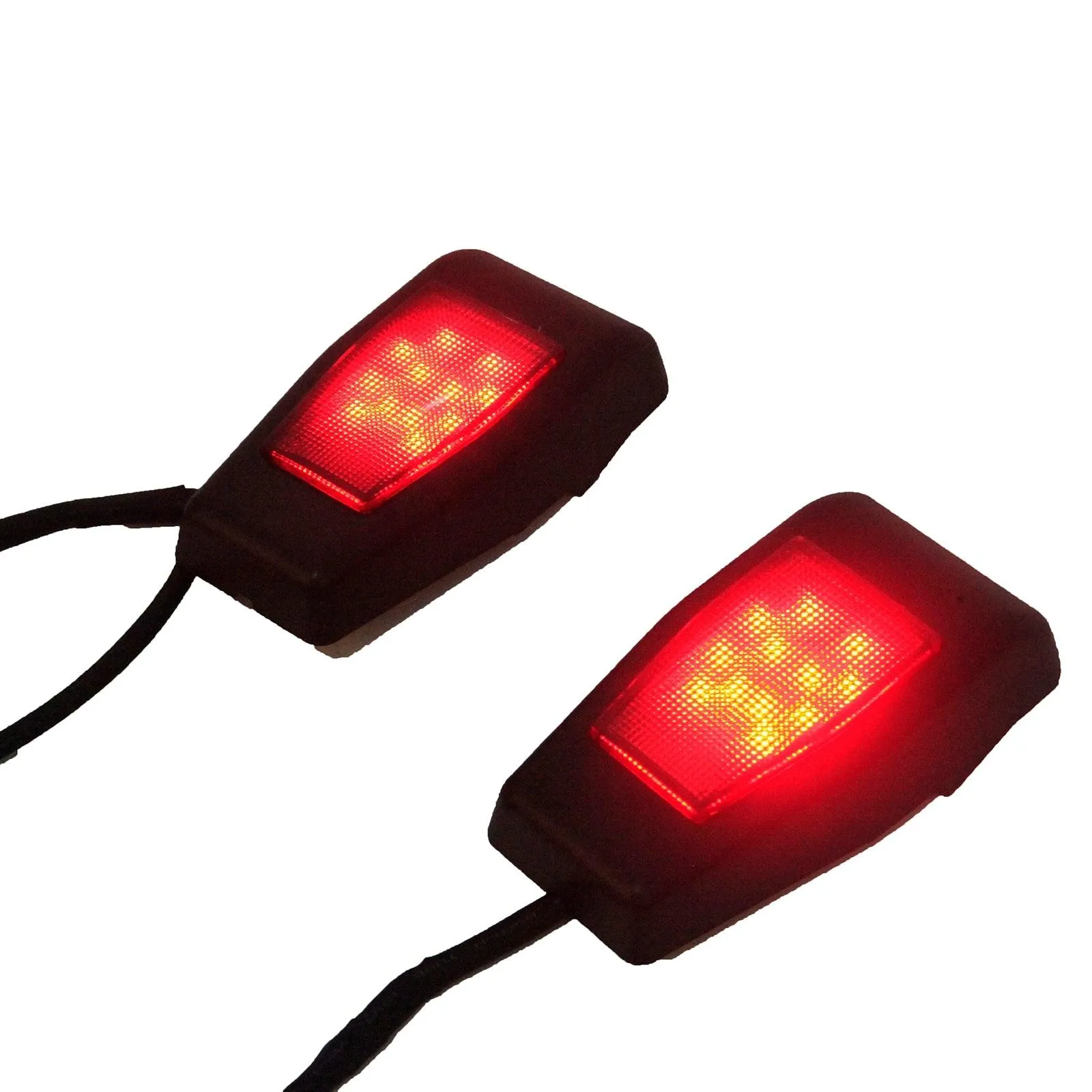 LED License Plate Lights & Tail Gate Window Hinge LED Lights Fit for Jeep Wrangler JK 2007-2017
