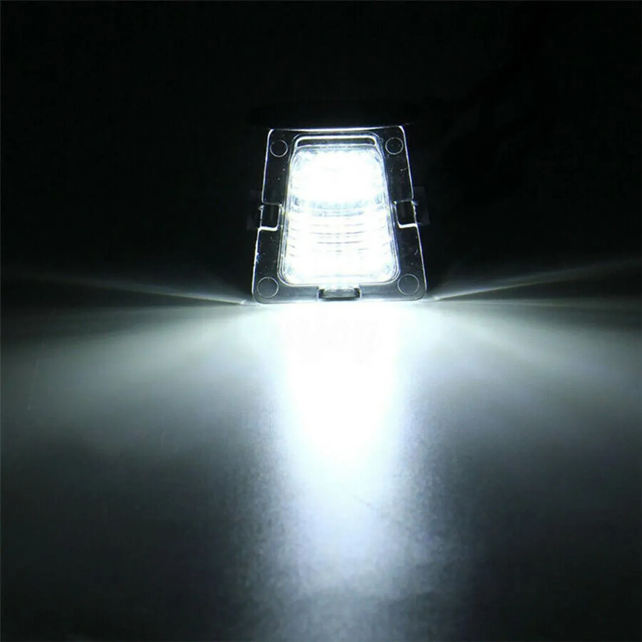 LED License Plate Lights & Tail Gate Window Hinge LED Lights Fit for Jeep Wrangler JK 2007-2017