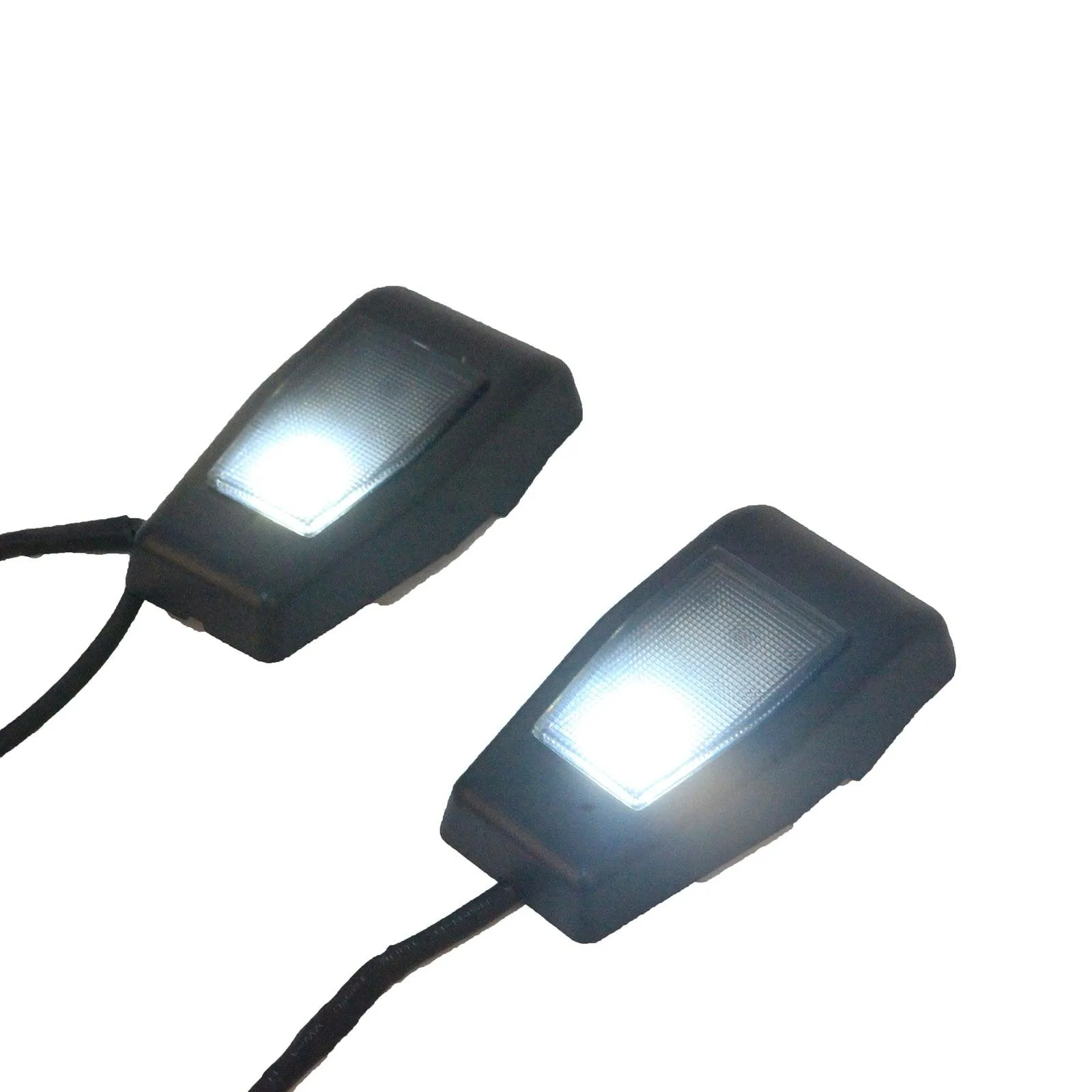 LED License Plate Lights & Tail Gate Window Hinge LED Lights Fit for Jeep Wrangler JK 2007-2017