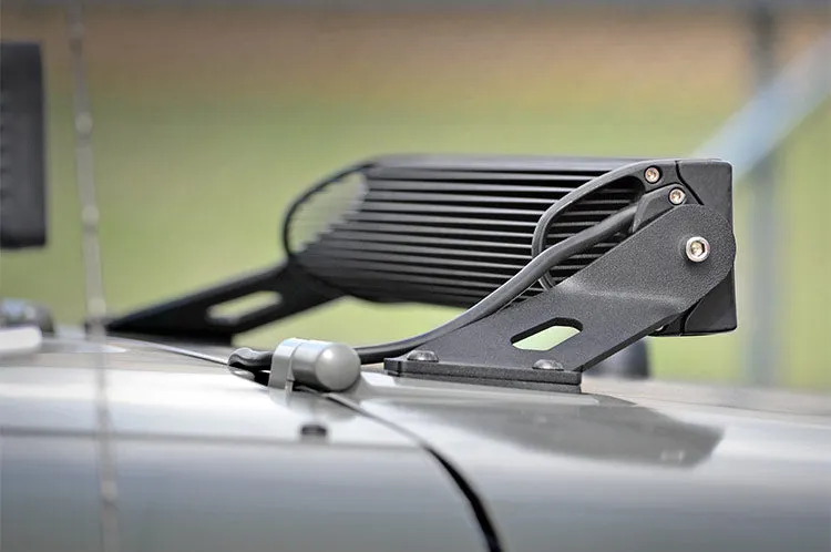 LED Light Mount - Hood - 20" - Jeep Wrangler JK (2007-2018)