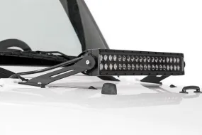 LED Light Mount - Hood - 20" - Jeep Wrangler JK (2007-2018)