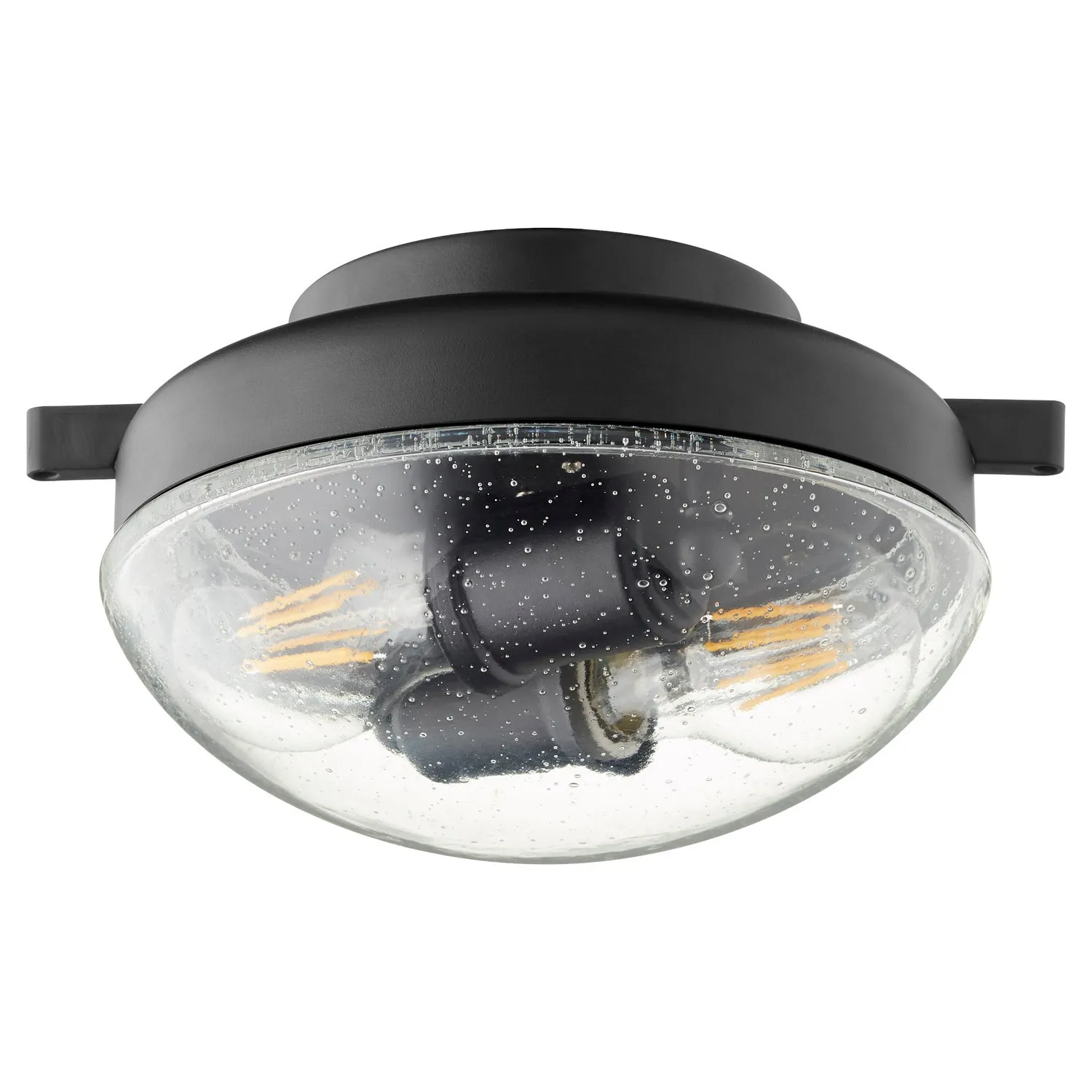 LED Patio Light Kit from the 1370 Light Kits Collection in Textured Black Finish by Quorum