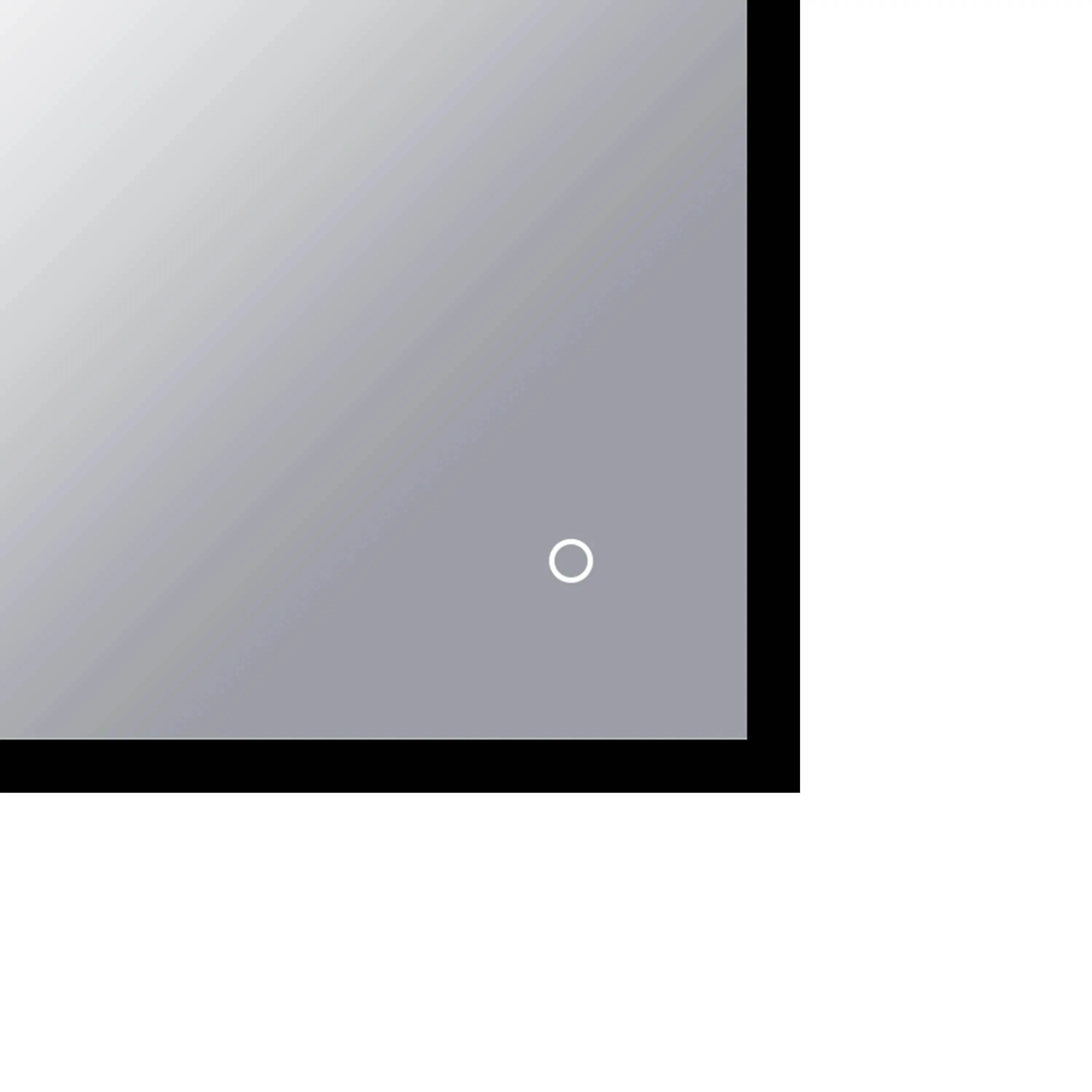 LEO Front & Backlit LED Lighted Mirror with Dimmer & Defogger - Available in 2 Sizes