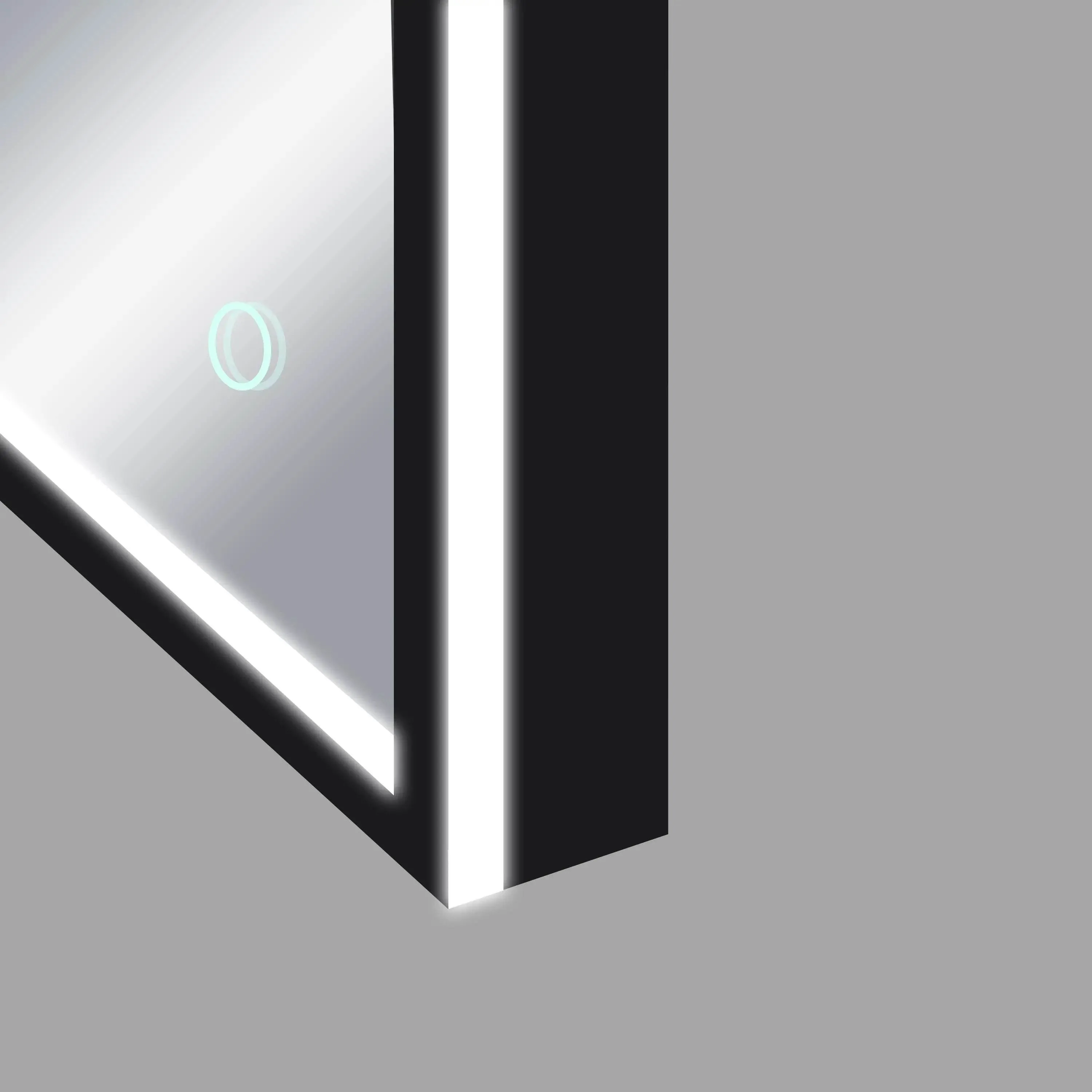 LEO Front & Backlit LED Lighted Mirror with Dimmer & Defogger - Available in 2 Sizes