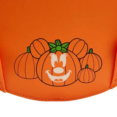 LF Disney Glow Face Minnie Pumpkin Mini Backpack