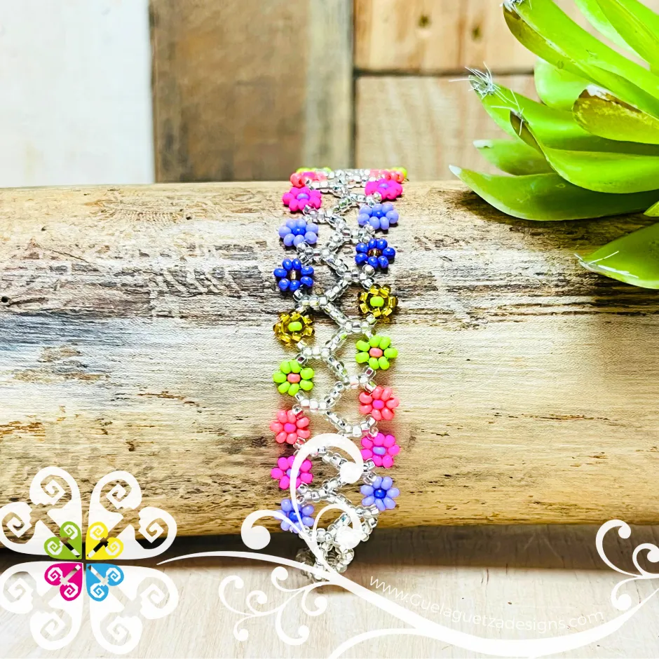 Liana Flower Beaded Bracelet