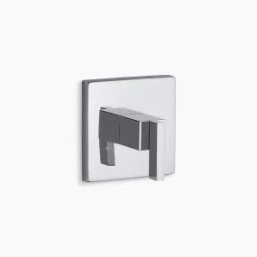 Loure Lever Handle Transfer Valve Trim in Polished Chrome