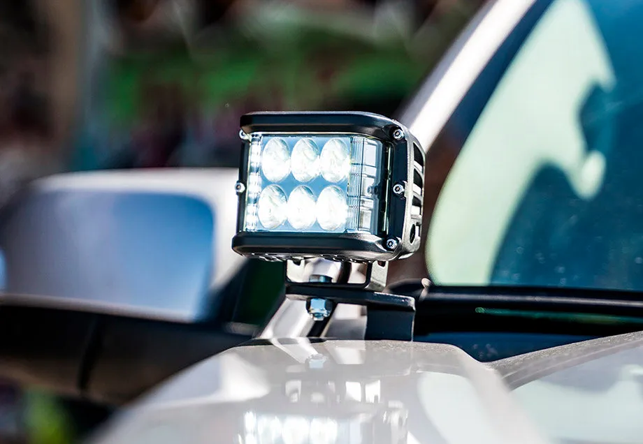 Low Profile Ditch Light Brackets Kit For 2019-2022 Ford Ranger
