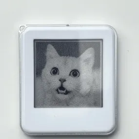 Memory Lingering Good Photo Key Chains 1.54inch NFC Powered eink Photo Shifting Key Chains Best Christmas Gift Ever