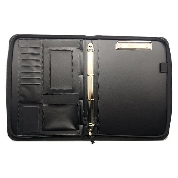 Multi-function Folder Zipper Briefcase Portable File Holder Handbag For Men