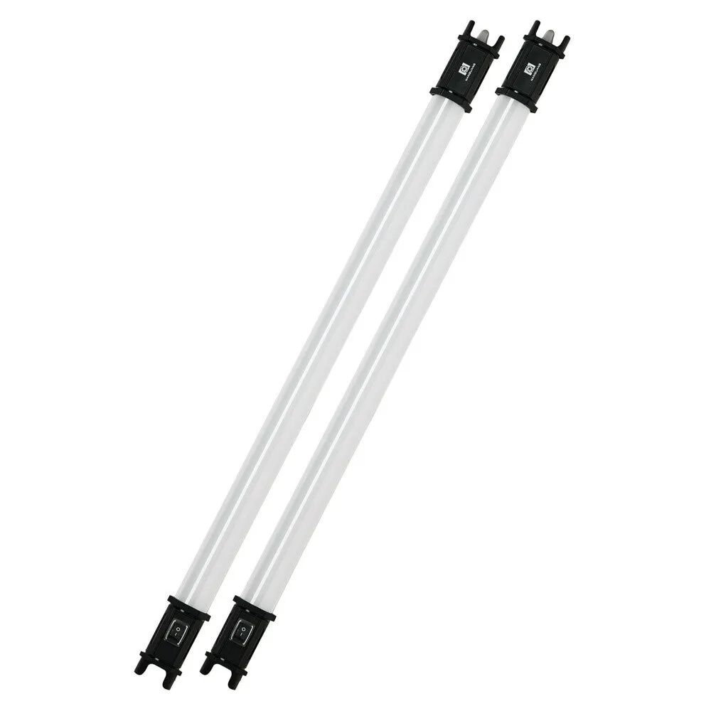 Nanlite PavoTube 15C 2' RGBW LED Tube with Internal Battery 2 Light Kit