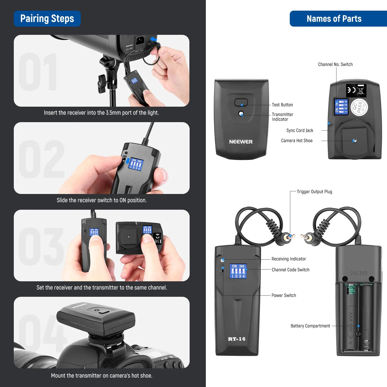 Neewer 600W Professional Photography Studio Strobe Flash Lighting Kit - Ideal for Studio and Outdoor Photoshoots