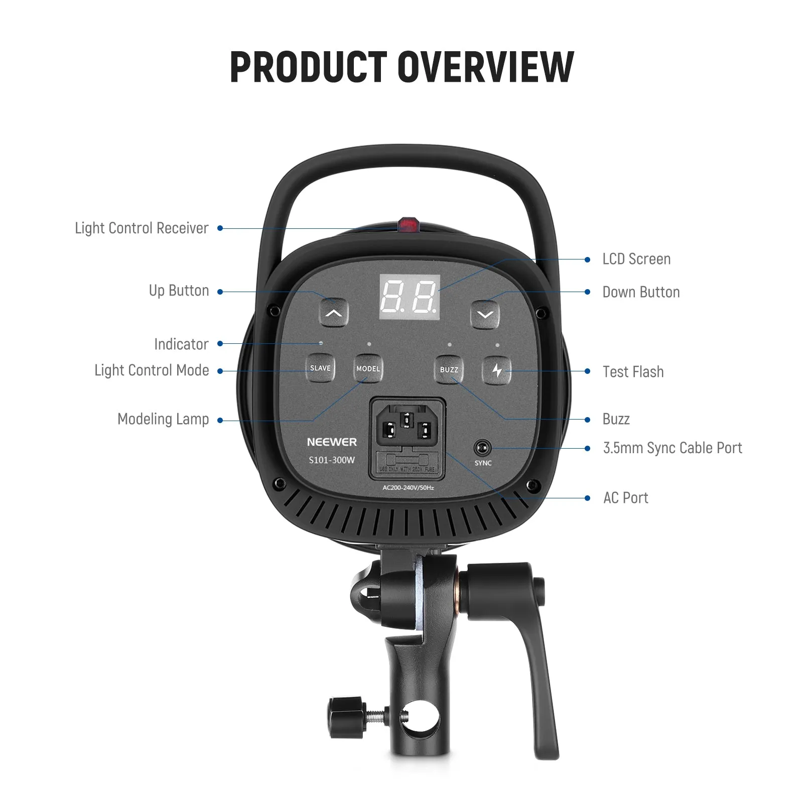 Neewer 600W Professional Photography Studio Strobe Flash Lighting Kit - Ideal for Studio and Outdoor Photoshoots