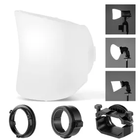 NEEWER CRS7 Softbox Diffusion Dome with 3 Adapter Rings