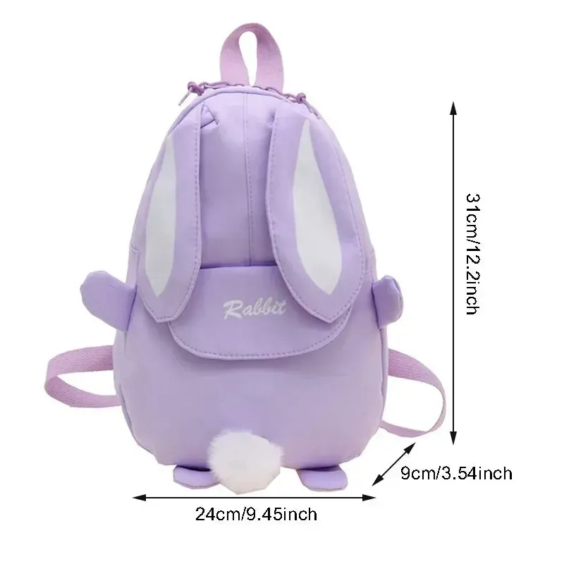 New Fashion Children School Bags Bunny Portable Backpacks Kids Travel