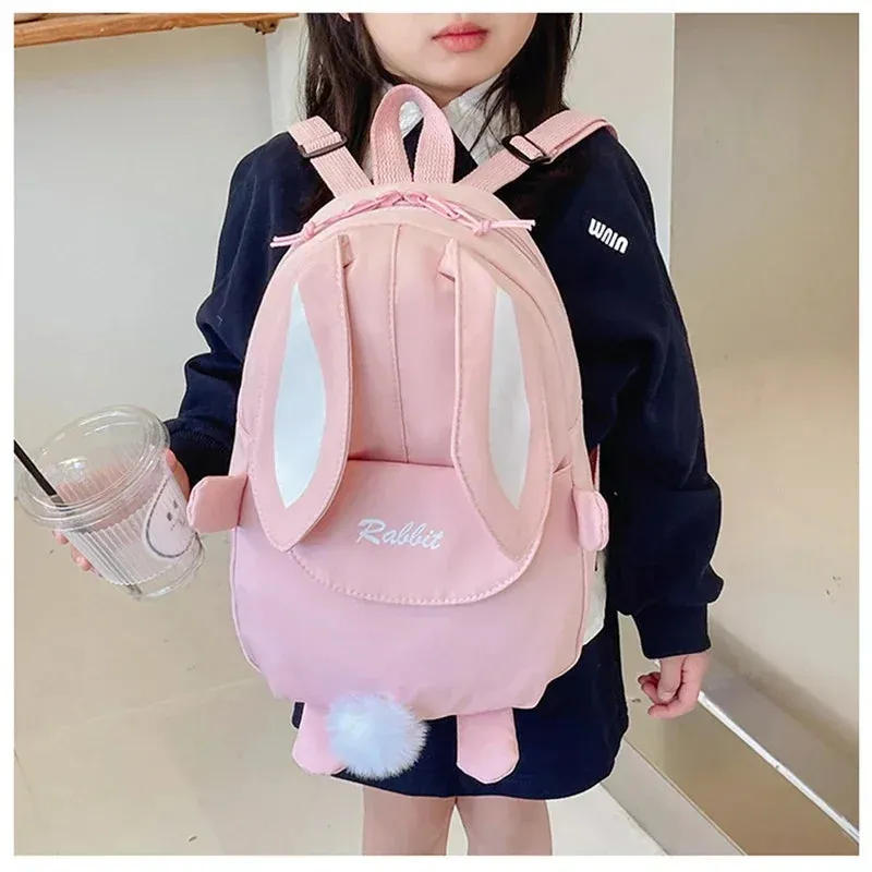 New Fashion Children School Bags Bunny Portable Backpacks Kids Travel