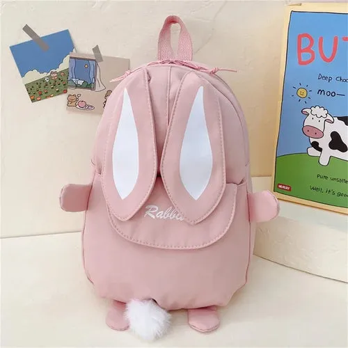 New Fashion Children School Bags Bunny Portable Backpacks Kids Travel