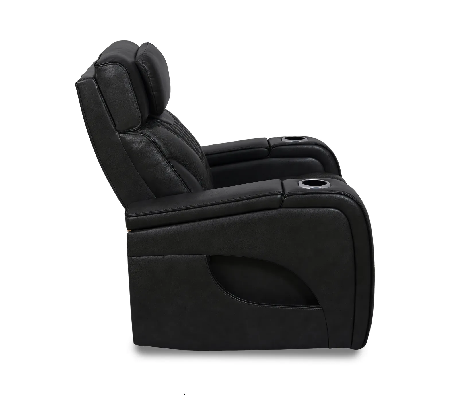 Nexus Chair - Power Reclining w/ Power Headrest - Black Leather