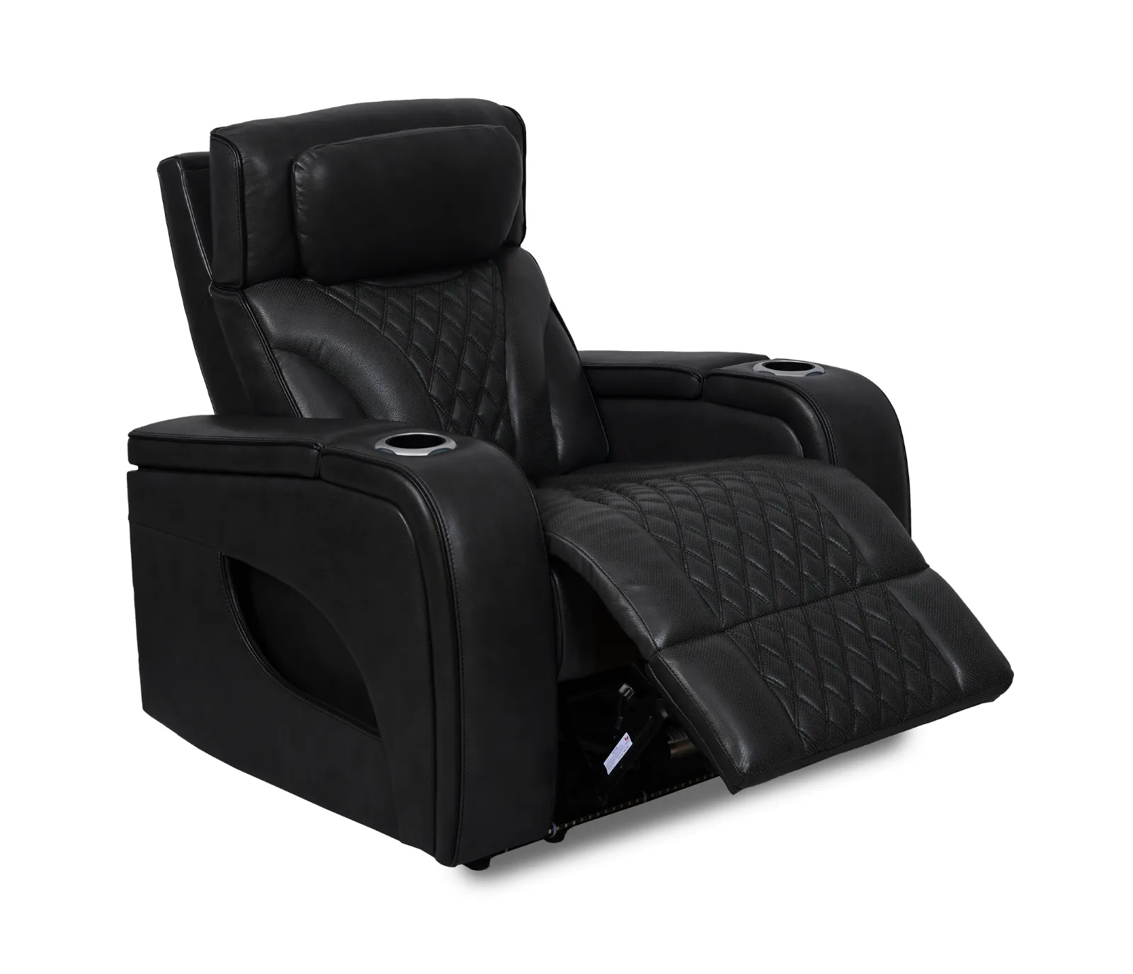 Nexus Chair - Power Reclining w/ Power Headrest - Black Leather