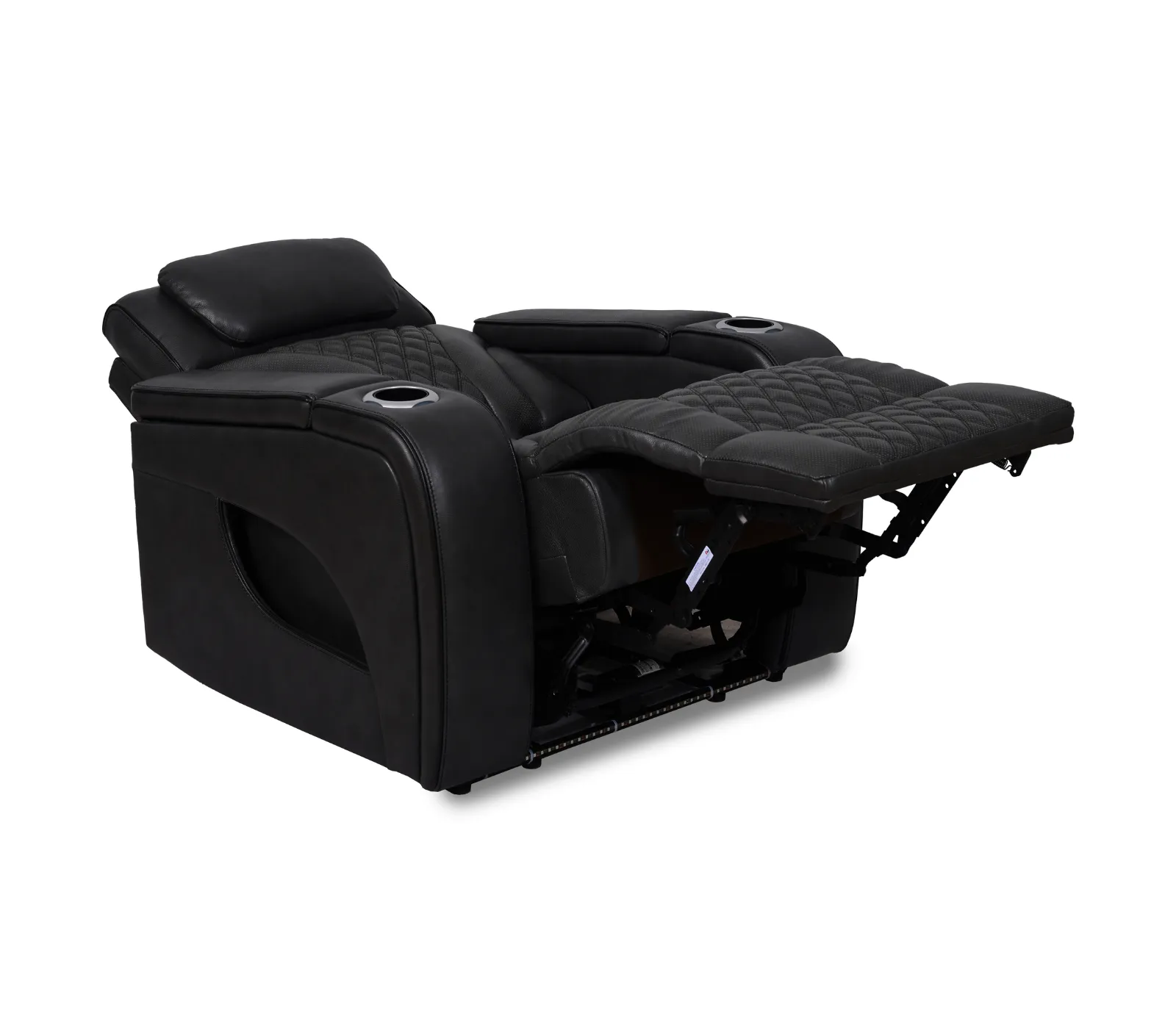 Nexus Chair - Power Reclining w/ Power Headrest - Black Leather