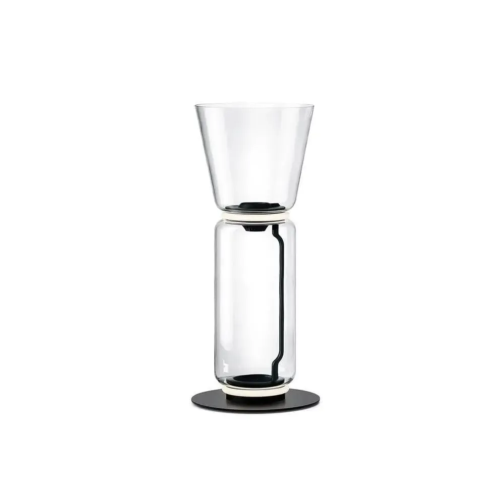 Noctambule - Floor Lamp with High Cylinder, Cone and Small Base