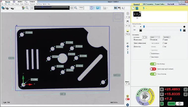 OGP SNAP FIELD OF VIEW HIGH SPEED MEASUREMENT SYSTEMS LF401-097S1 VMM Vision system