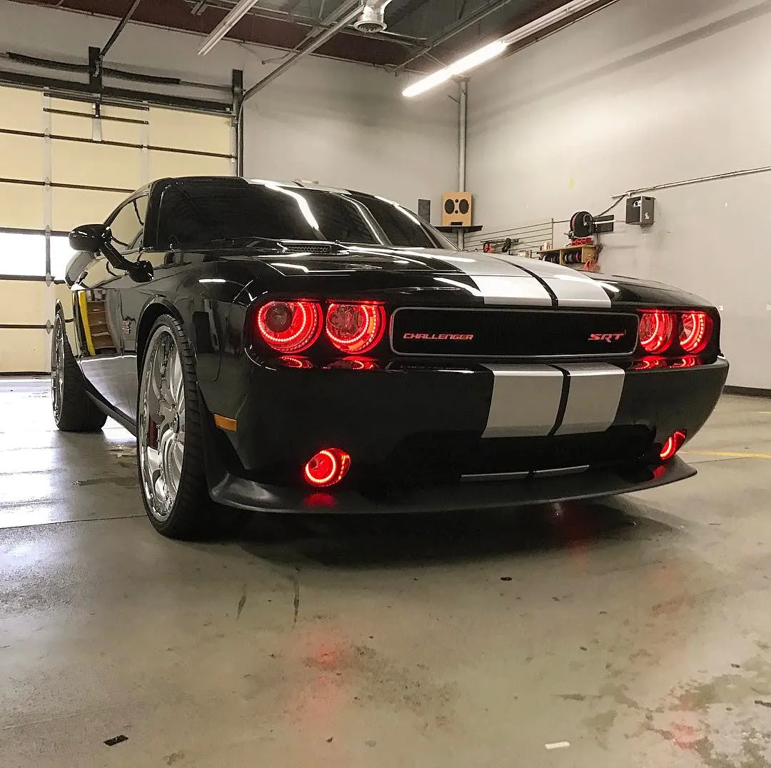 ORACLE Lighting 2008-2014 Dodge Challenger LED Headlight Halo Kit - Standard Mount