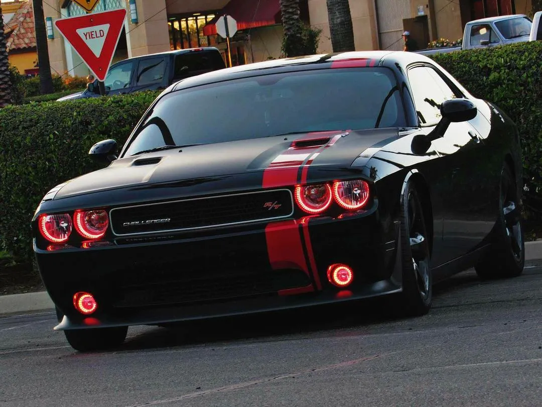 ORACLE Lighting 2008-2014 Dodge Challenger LED Headlight Halo Kit - Standard Mount